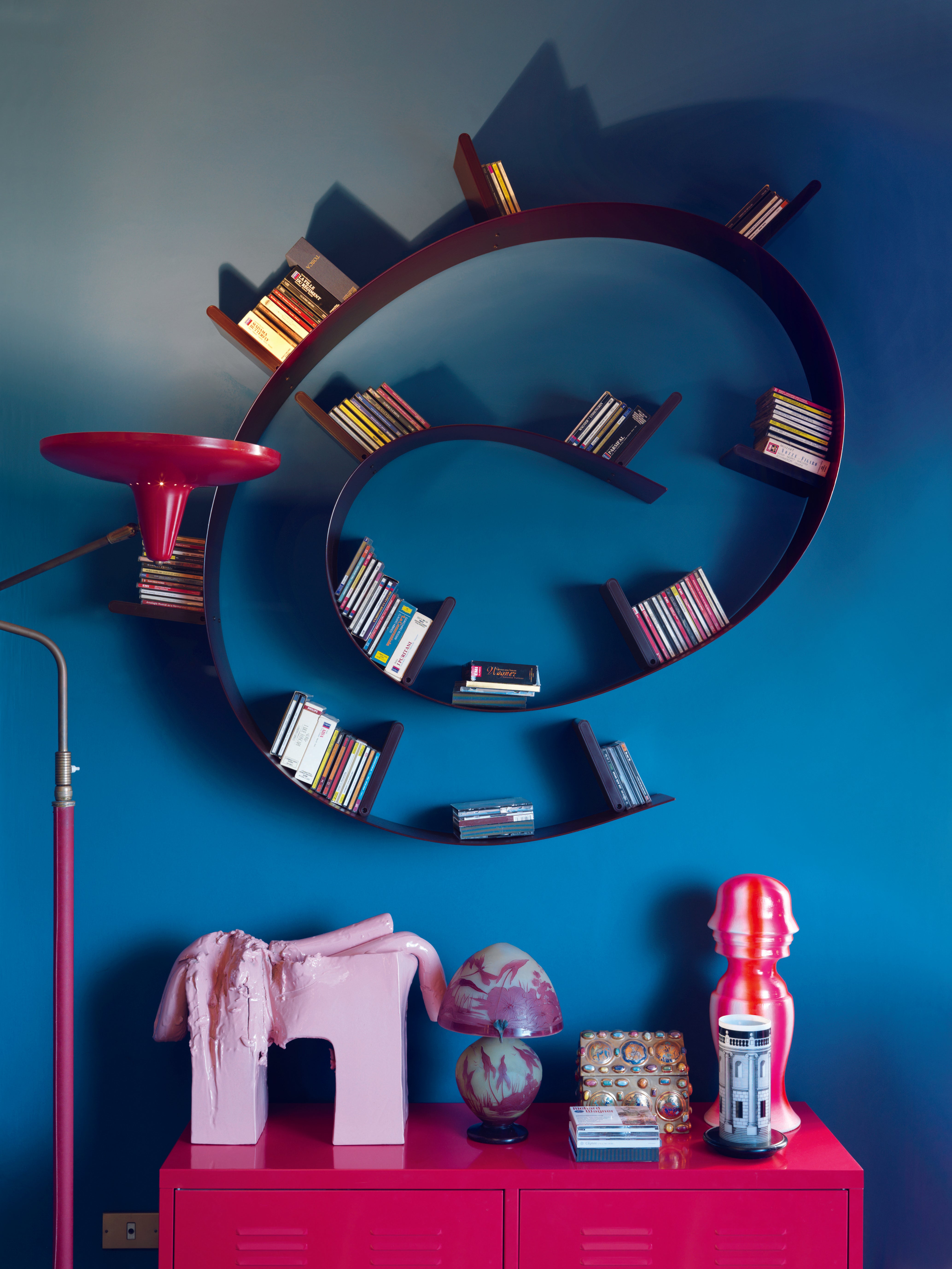 Bookworm Adjustable Wall-Mounted Bookshelf