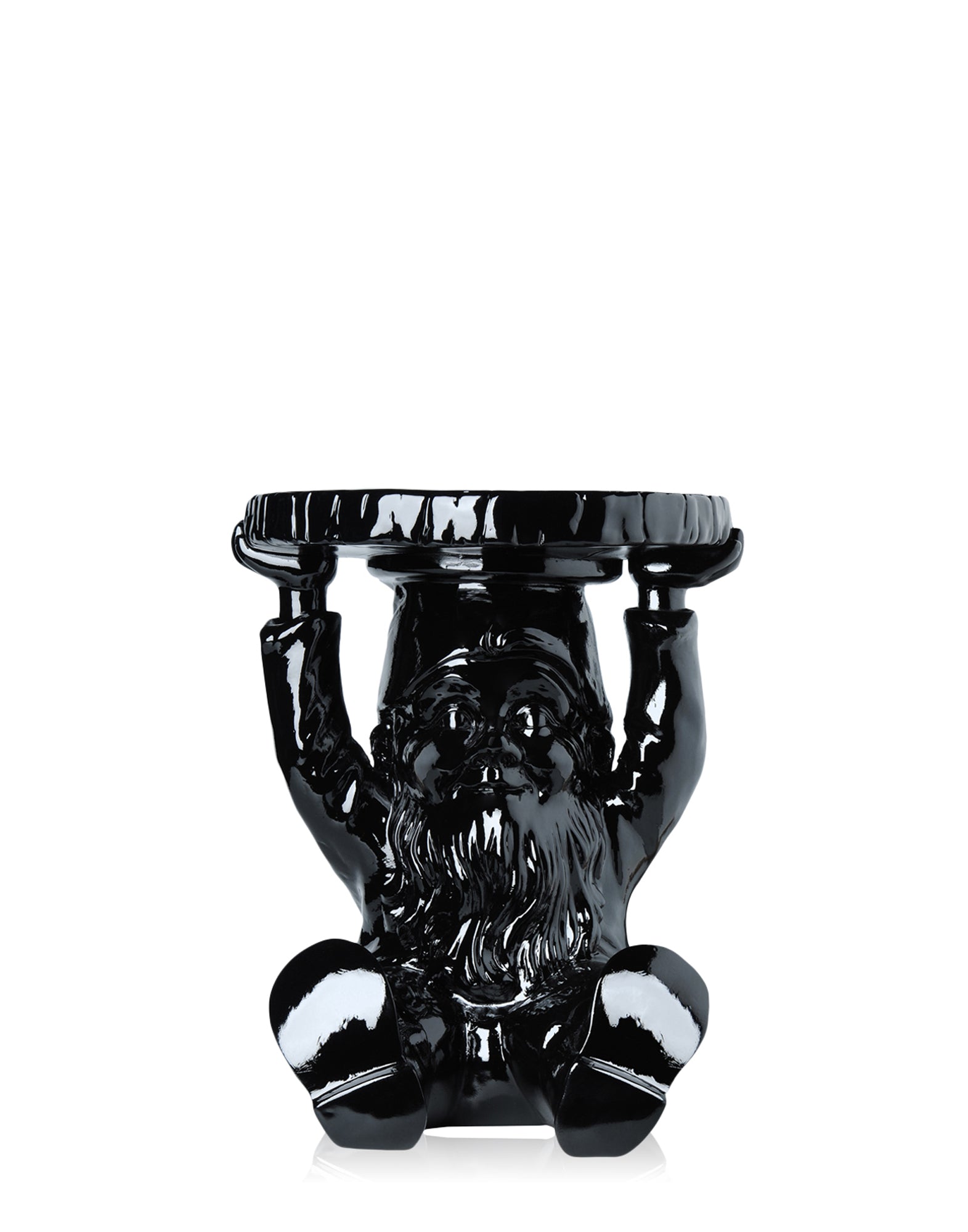 Attila Gnome Ornamental Side Table - Black