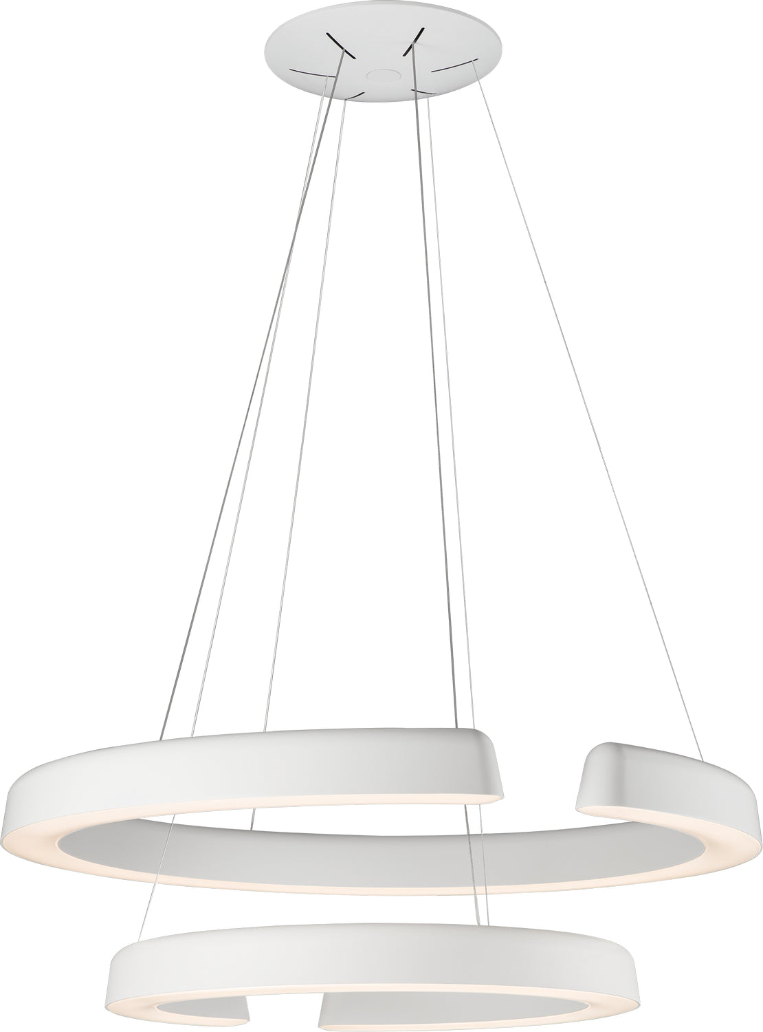 PageOne - PP020018-MH - LED Pendant - Enso - Matte White