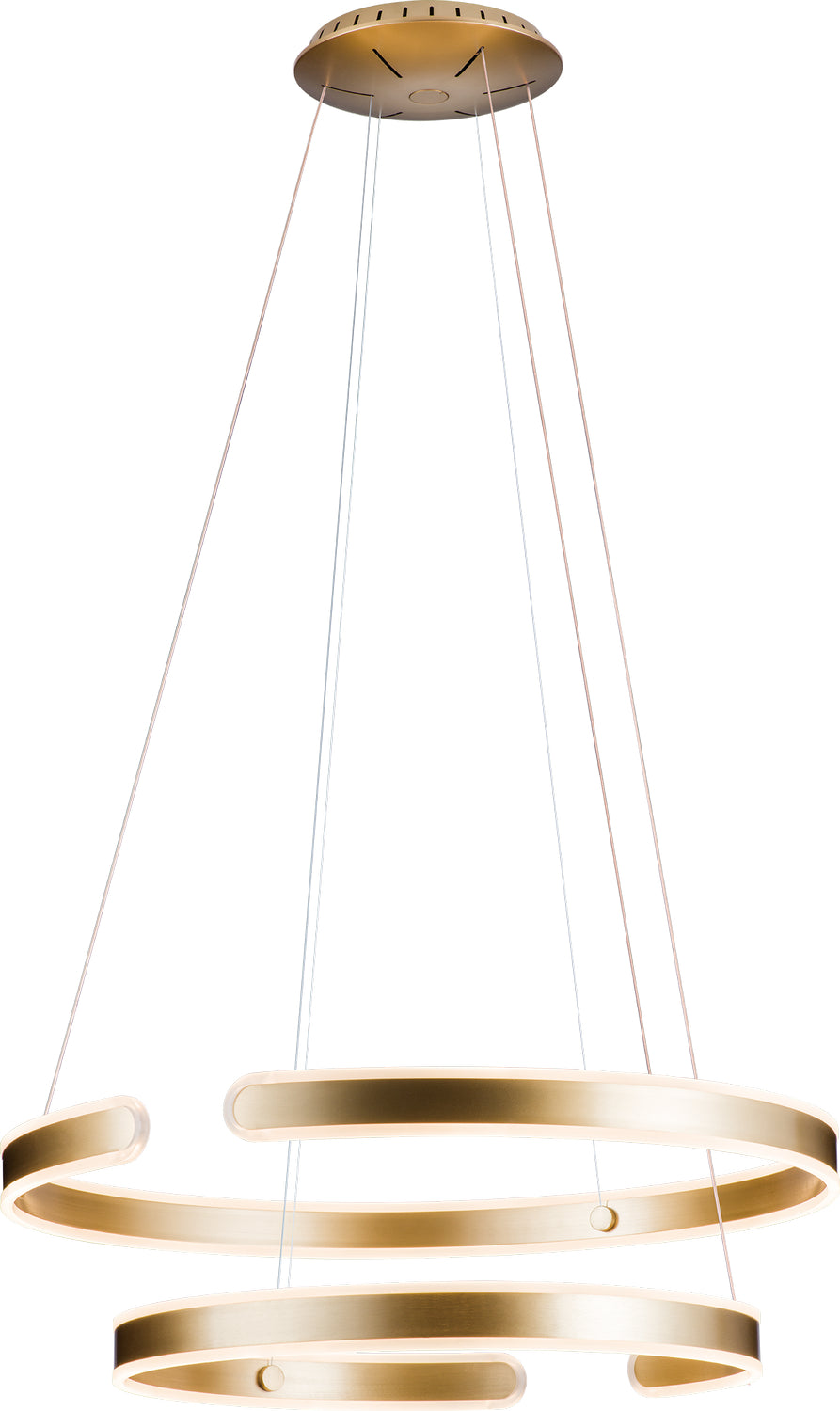 PageOne - PP020111-BC - LED Pendant - Gianni - Brushed Champagne