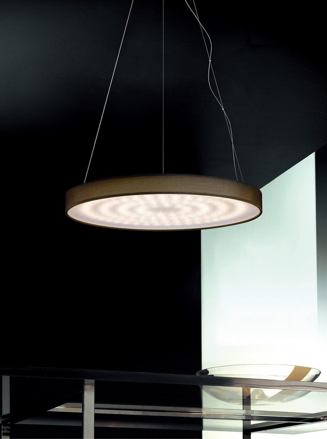 PageOne - PP020120-MH/FB - LED Pendant - Fabria - Matte White