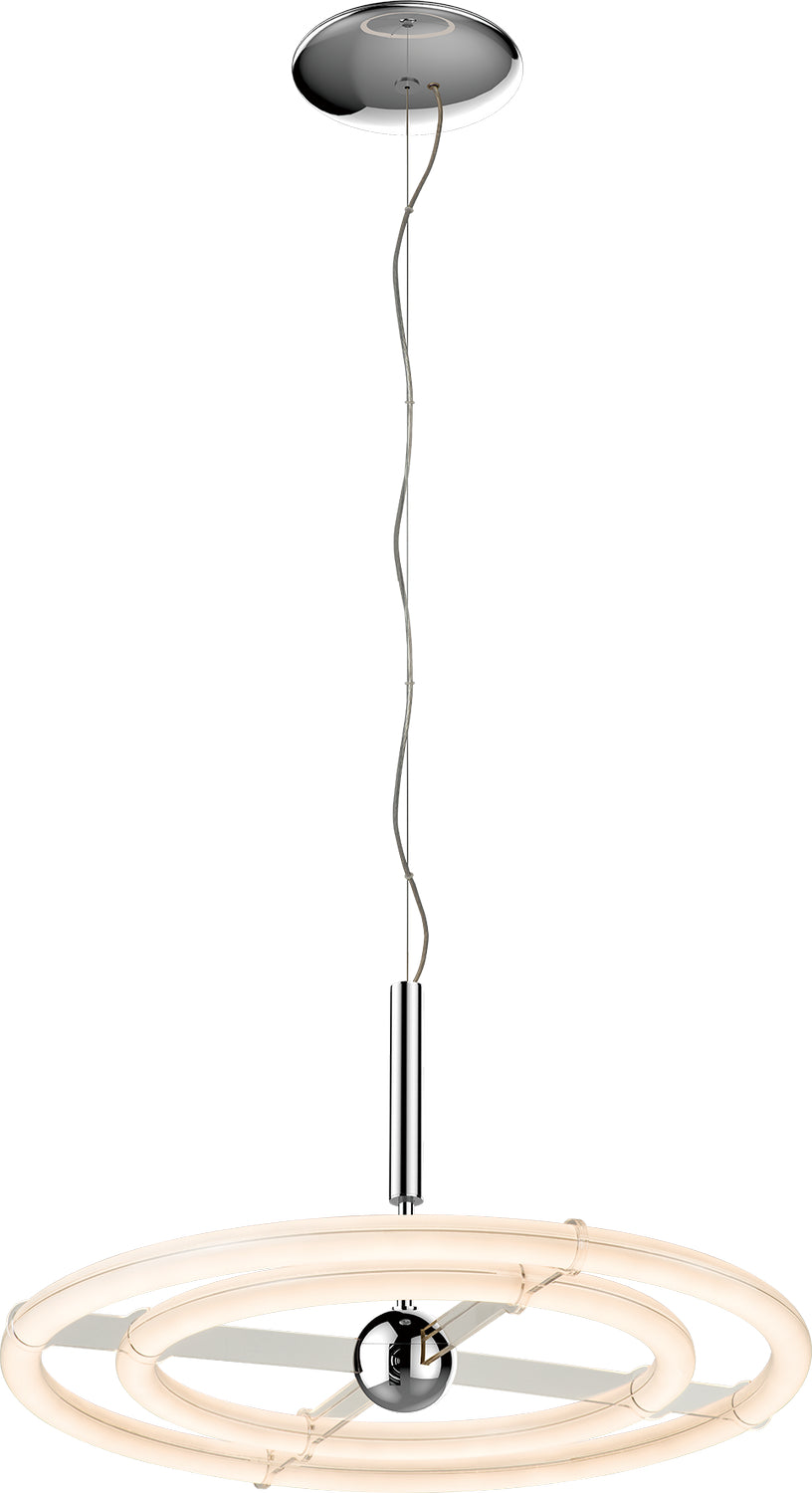 PageOne - PP020154-CM - LED Pendant - Orbit - Polished Chrome