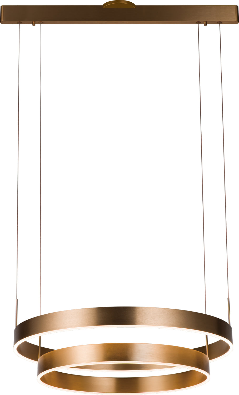 PageOne - PP120282-BG - LED Pendant - Prometheus - Brushed Gold