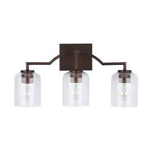 Capital Lighting - 139331BZ-500 - Three Light Vanity - Carter - Bronze