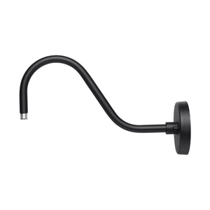 Capital Lighting - 936304BK - Outdoor Goose Neck Wall Mount - RLM - Black