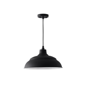 Capital Lighting - 936312BK - One Light Outdoor Hanging Lantern - RLM - Black