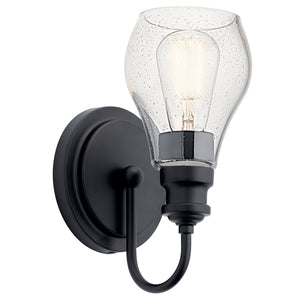 Kichler - 45390BK - One Light Wall Sconce - Greenbrier - Black