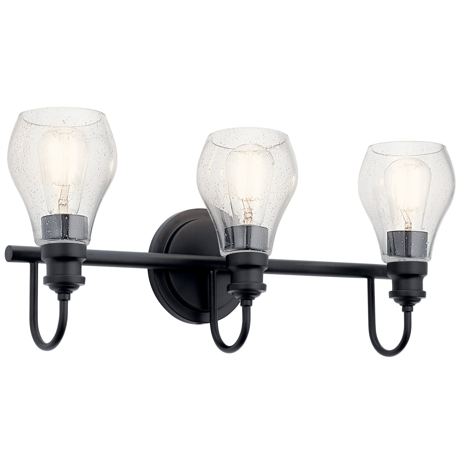 Kichler - 45392BK - Three Light Bath - Greenbrier - Black