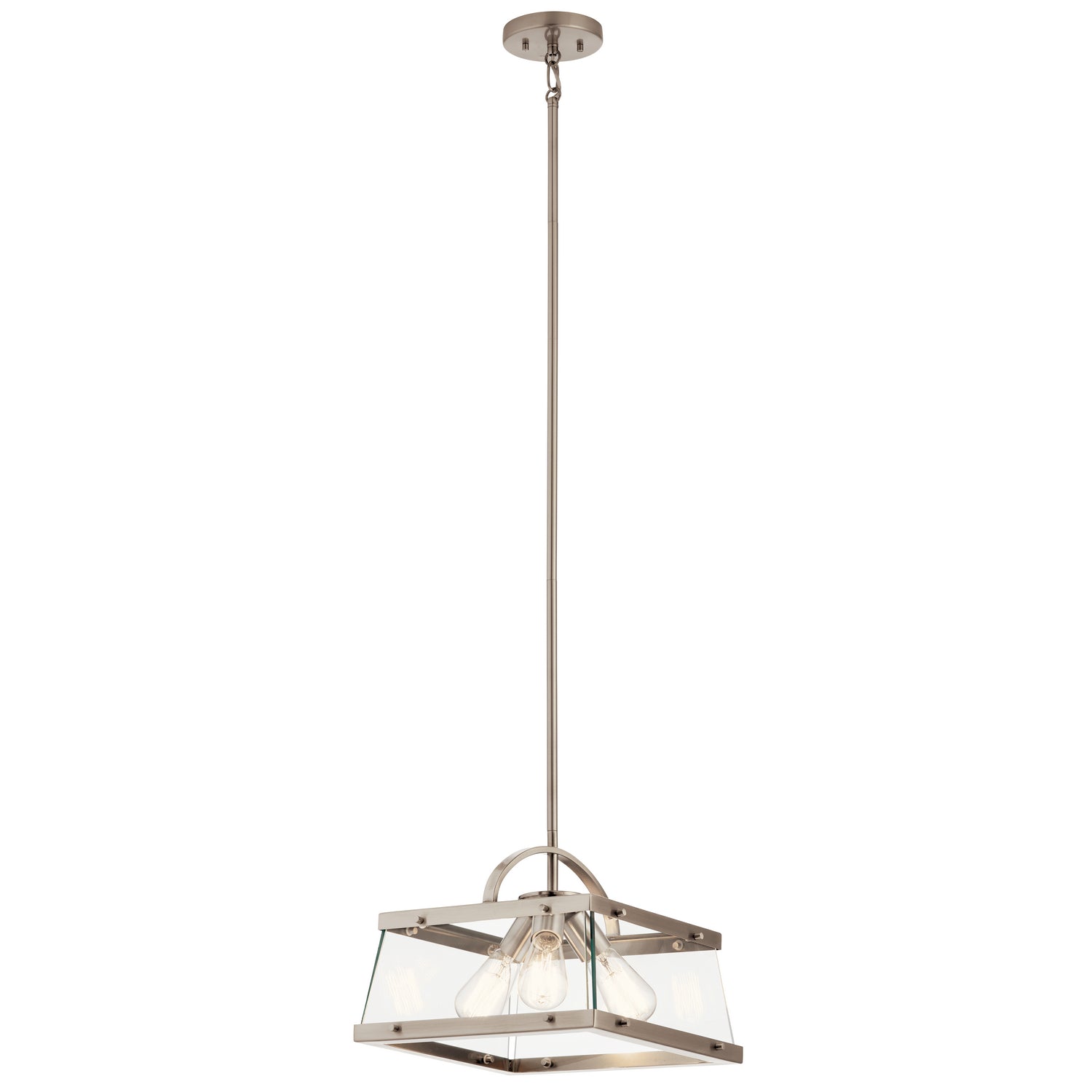 Kichler - 52125CLP - Three Light Pendant/Semi Flush Mount - Darton - Classic Pewter