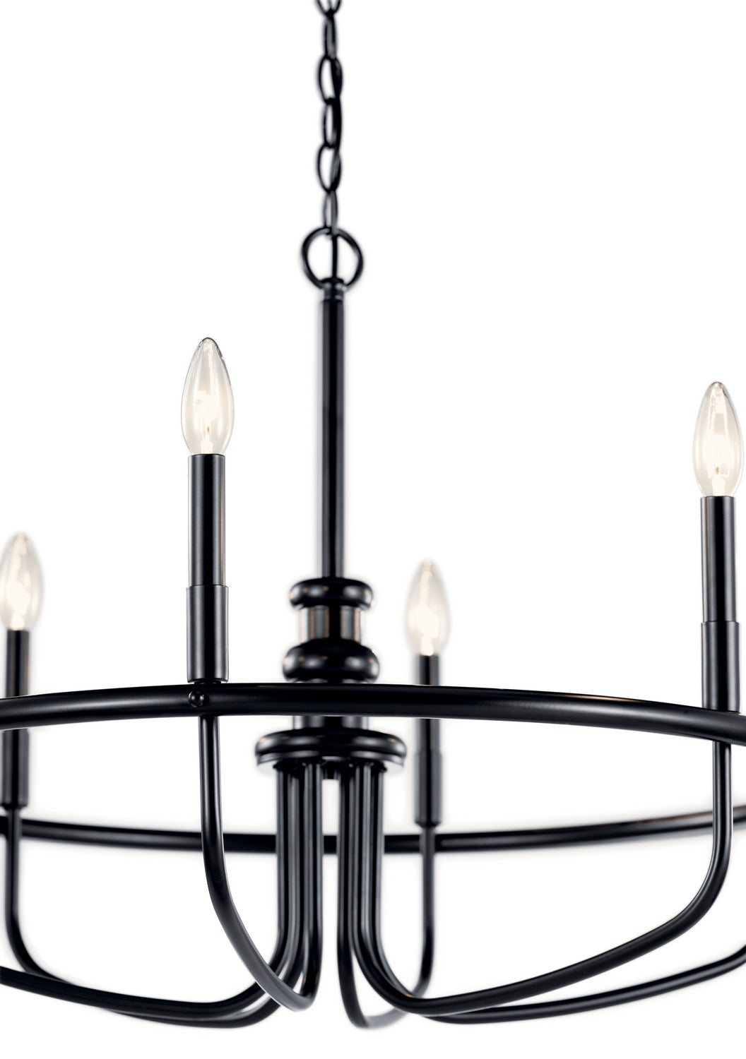 Kichler - 52304BK - Six Light Chandelier - Capitol Hill - Black