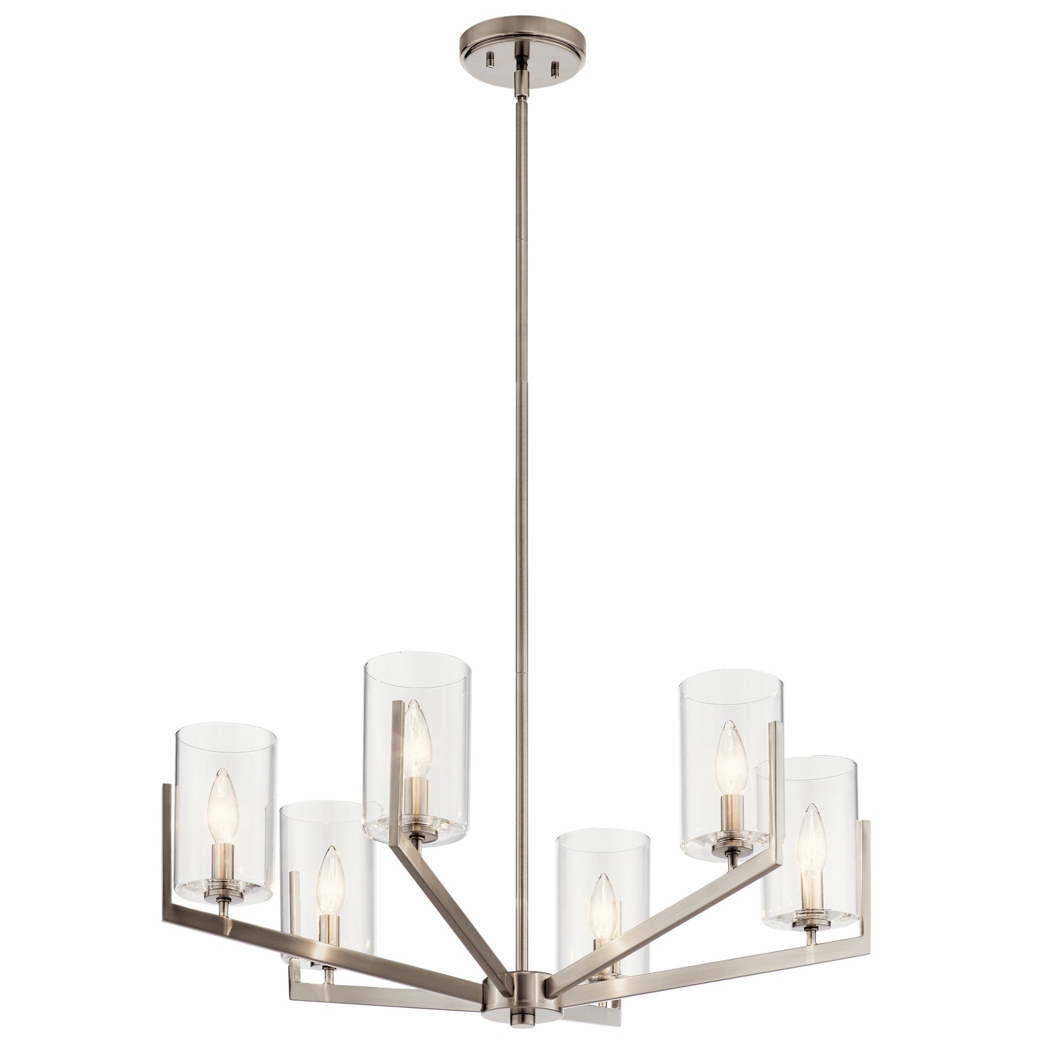 Kichler - 52314CLP - Six Light Chandelier - Nye - Classic Pewter