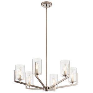 Kichler - 52314CLP - Six Light Chandelier - Nye - Classic Pewter