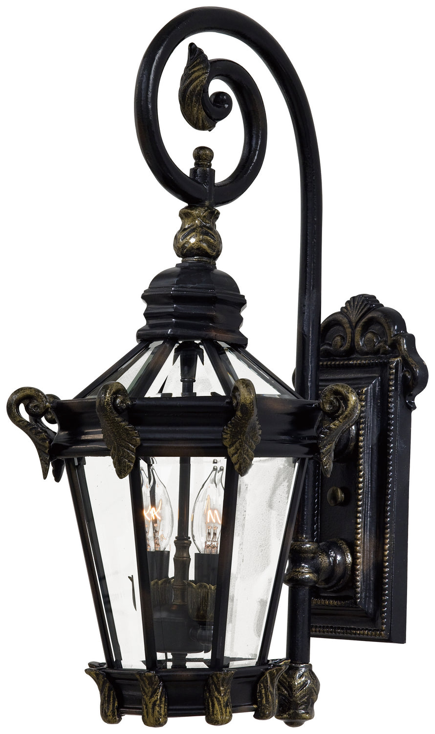 Minka-Lavery - 8931-95 - Two Light Wall Mount - Stratford Hall - Heritage w/Gold Highlights