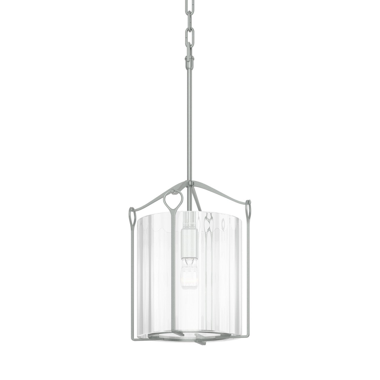 Hubbardton Forge - 104060-SKT-82-ZM0137 - Bow Tall Mini Pendant - Bow - Vintage Platinum