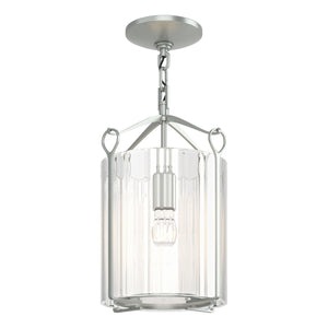 Hubbardton Forge - 121140-SKT-82-ZM0137 - One Light Semi-Flush Mount - Bow - Vintage Platinum