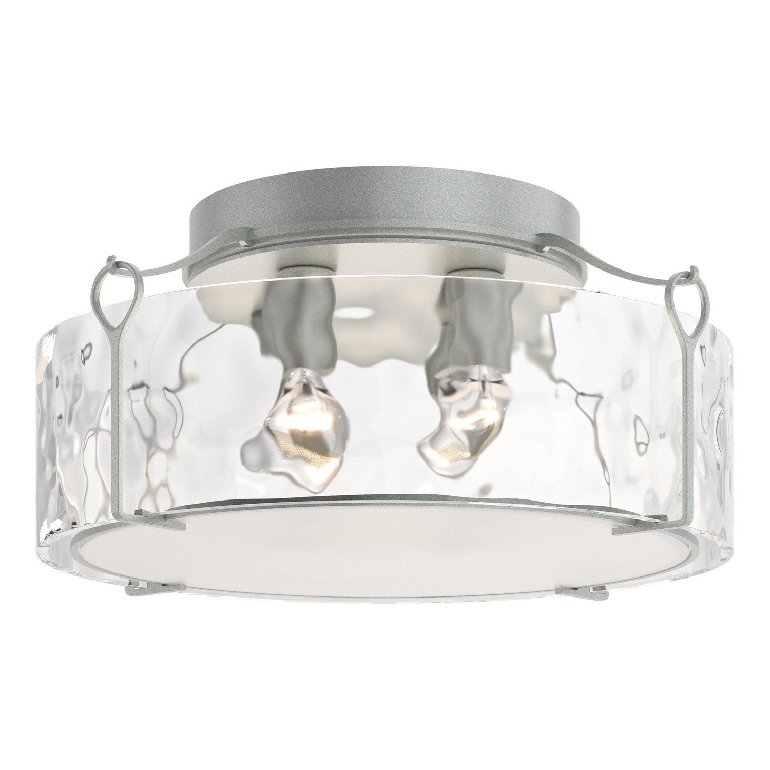 Hubbardton Forge - 121145-SKT-82-LL0216 - Bow Large Semi-Flush - Bow - Vintage Platinum