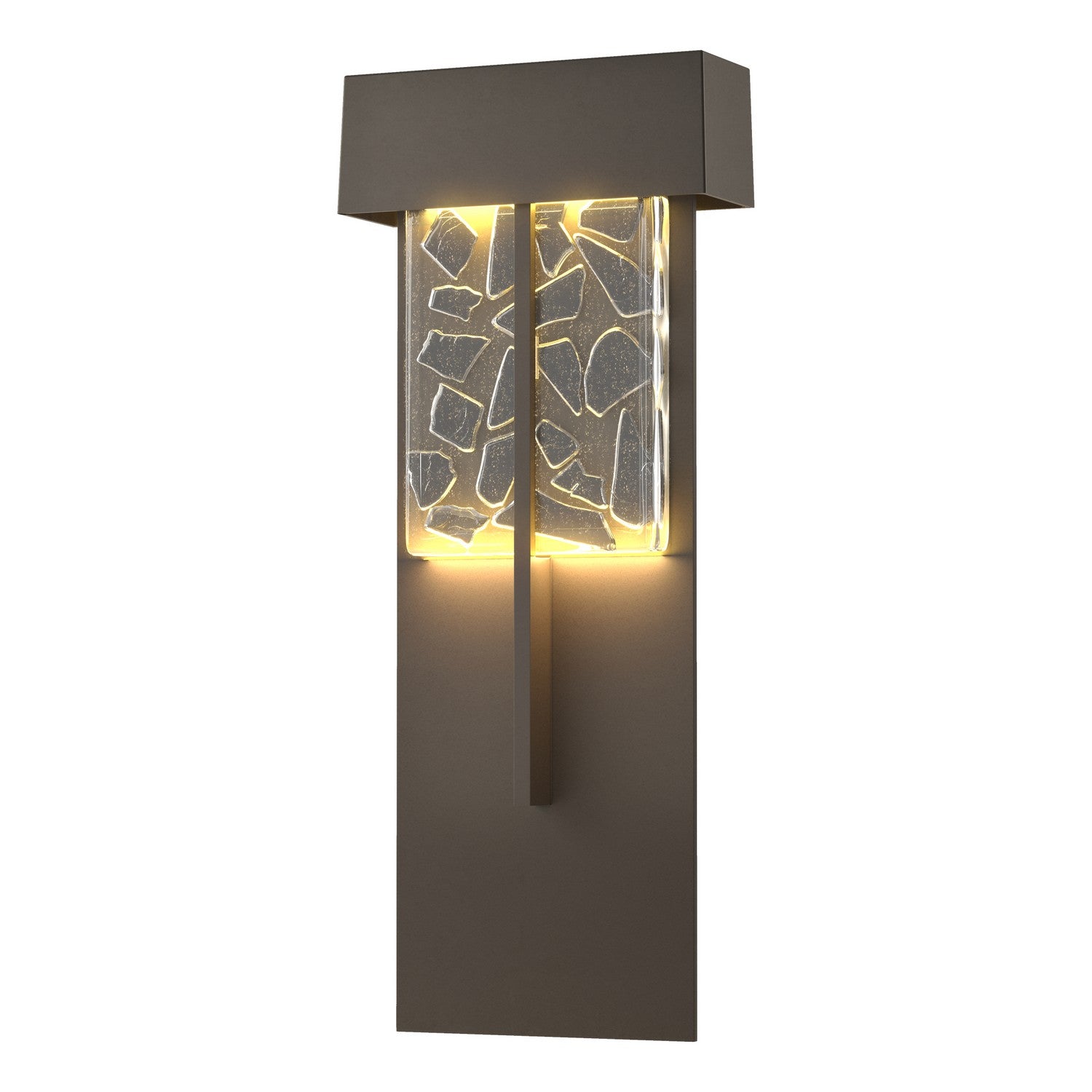 Hubbardton Forge - 302518-LED-77-YP0669 - LED Outdoor Wall Sconce - Shard - Coastal Dark Smoke