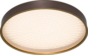 PageOne - PC111072-DT - LED Flush Mount - Pan - Deep Taupe