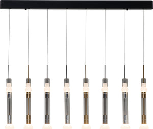 PageOne - PP020169-BG/AL/SDG - LED Pendant - Beam - Brushed Gold / Brushed Aluminum / Satin Dark Gray