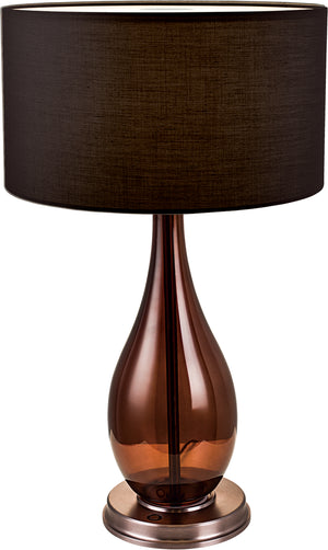 PageOne - PT140920-DT/BK - LED Table Lamp - Fabio - Deep Taupe