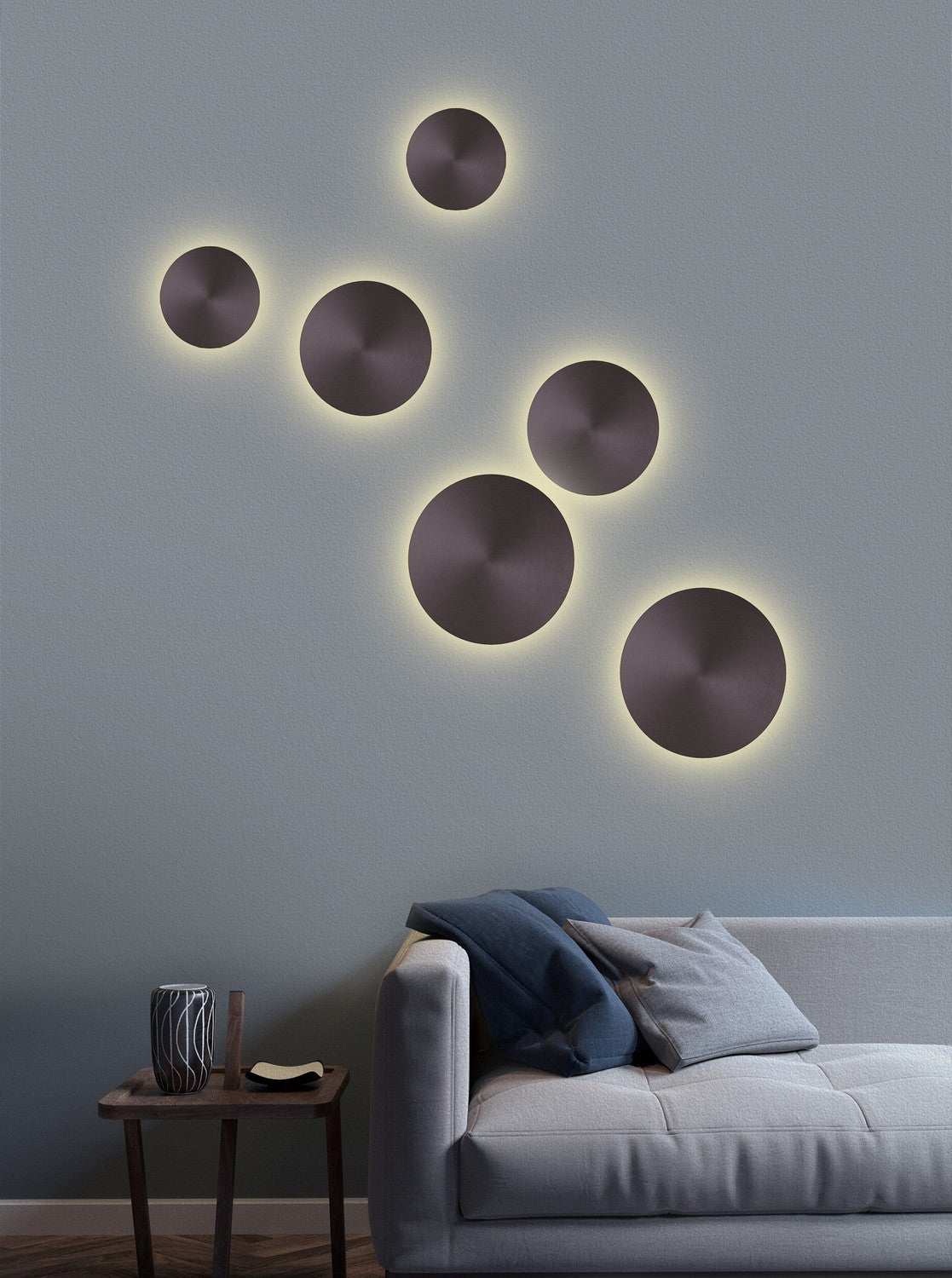 PageOne - PW131159-BT - LED Wall Sconce - Eclipse - Brushed Taupe