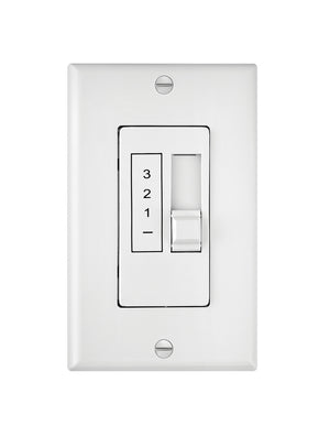 Hinkley - 980012FWH - Wall Contol - Wall Control 3 Spd Slide 5 AMP - White