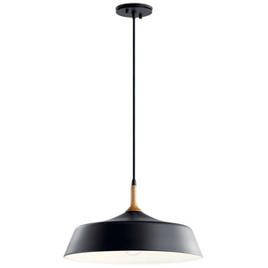 Kichler - 43683BK - One Light Pendant - Danika - Black