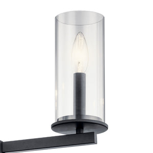 Kichler - 43997BK - Three Light Chandelier/Semi Flush - Crosby - Black