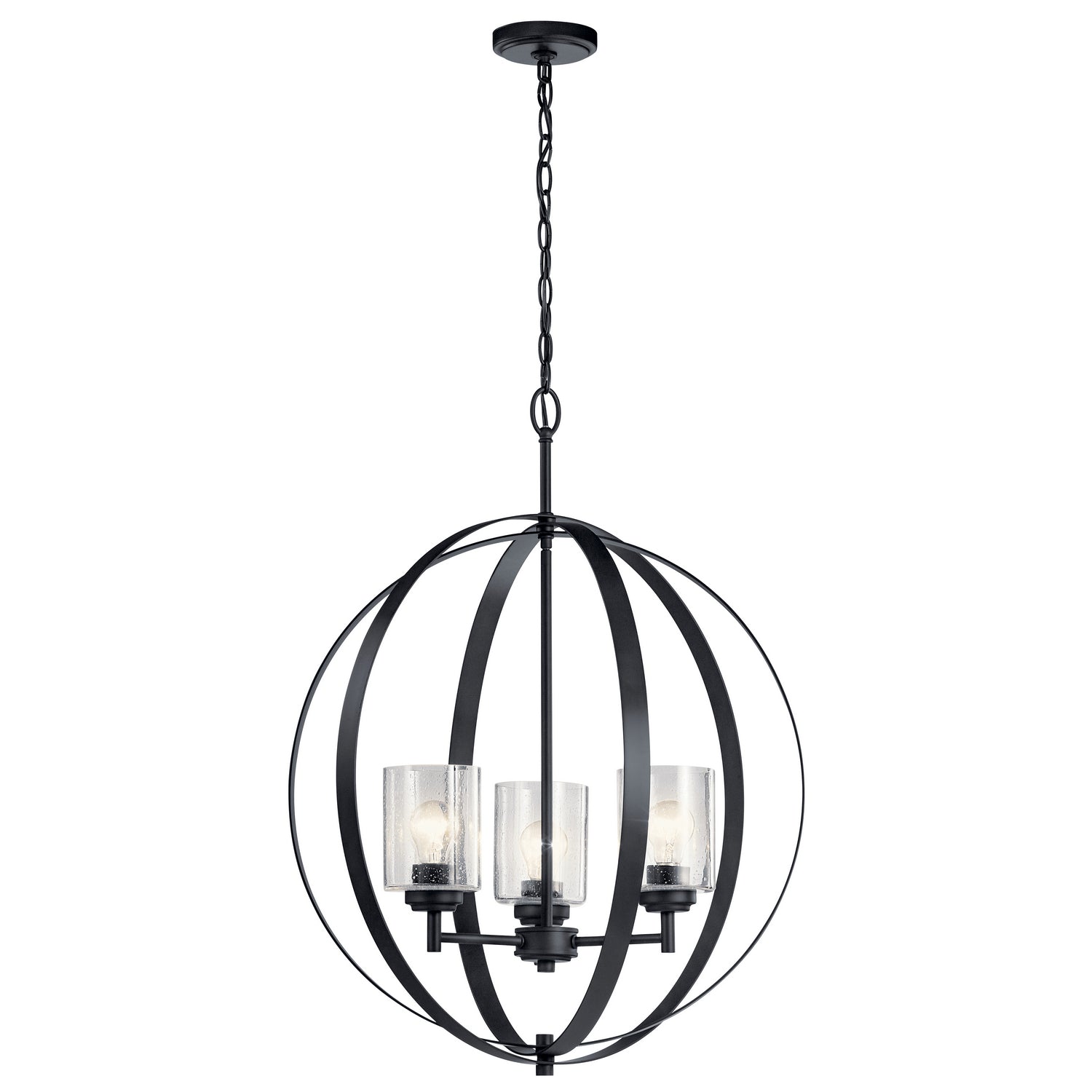 Kichler - 44034BK - Three Light Chandelier - Winslow - Black