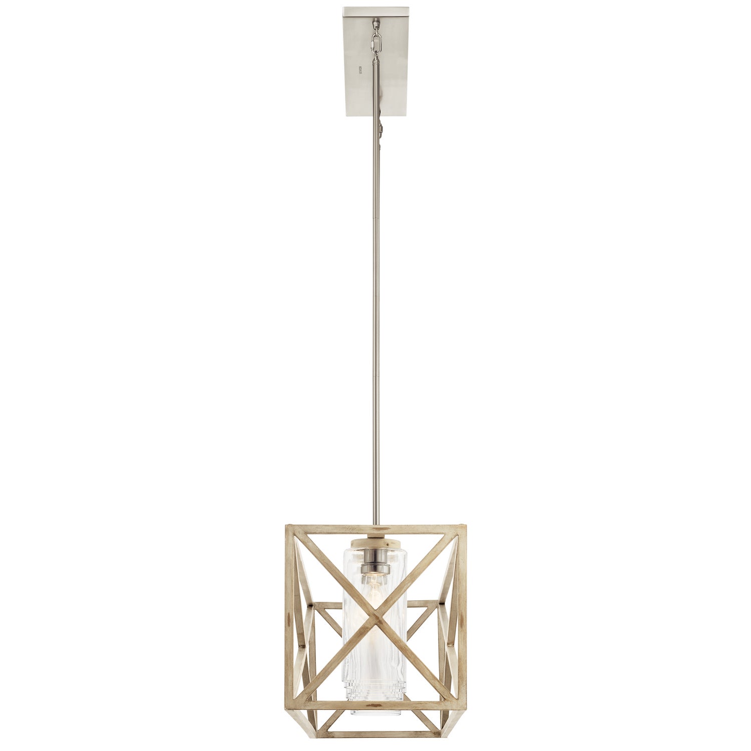 Kichler - 44081DAW - Five Light Linear Chandelier - Moorgate - Distressed Antique White