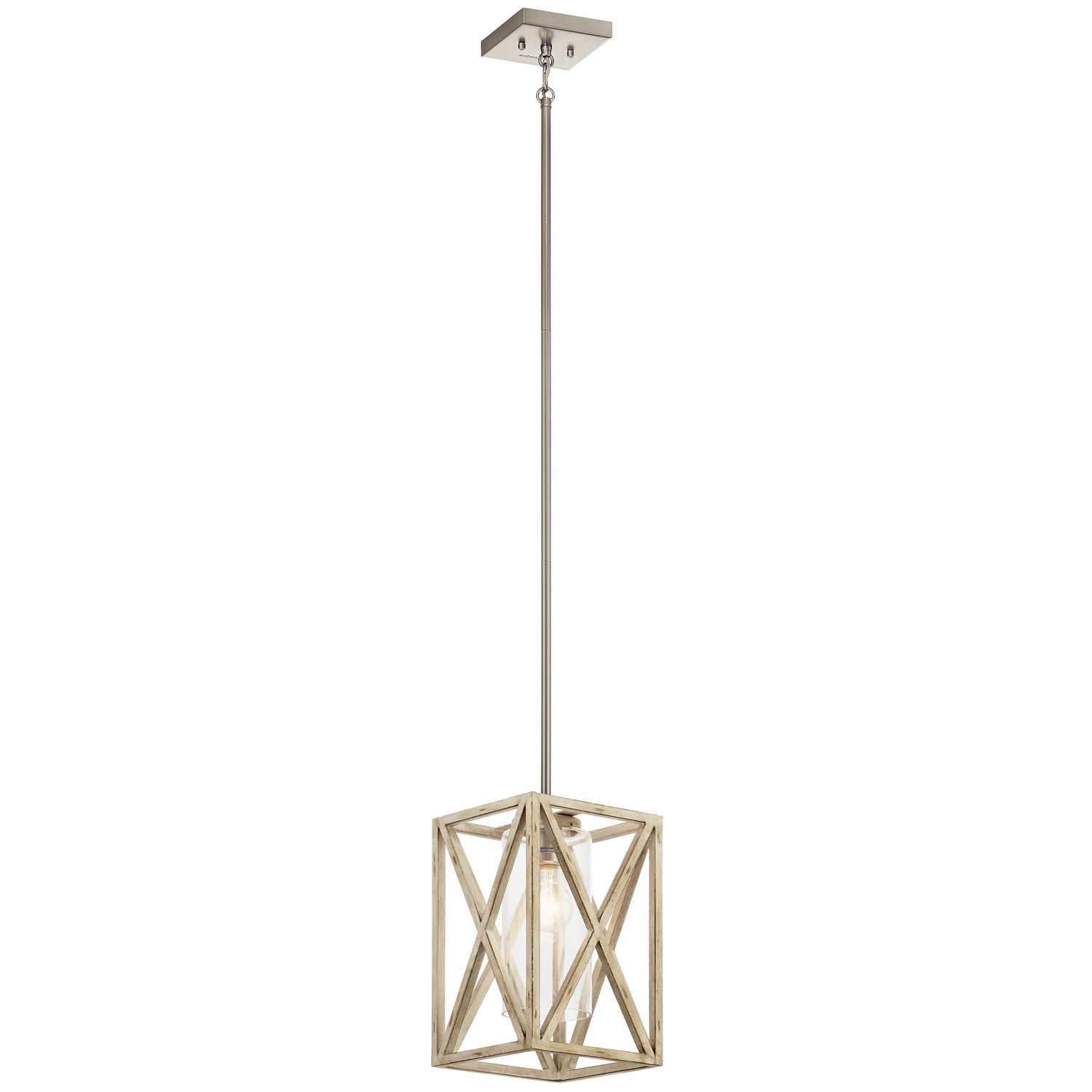 Kichler - 44083DAW - One Light Mini Pendant - Moorgate - Distressed Antique White