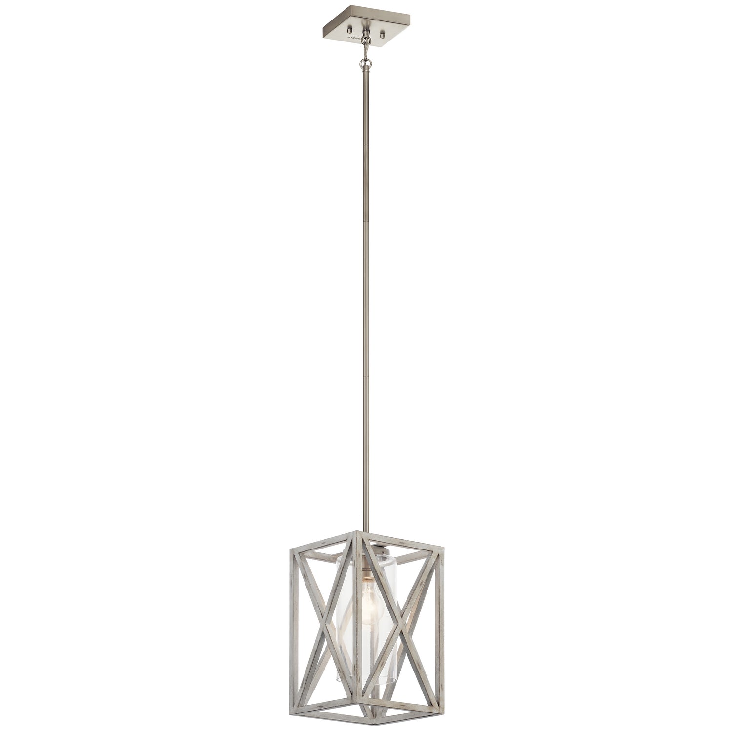 Kichler - 44083DAW - One Light Mini Pendant - Moorgate - Distressed Antique White