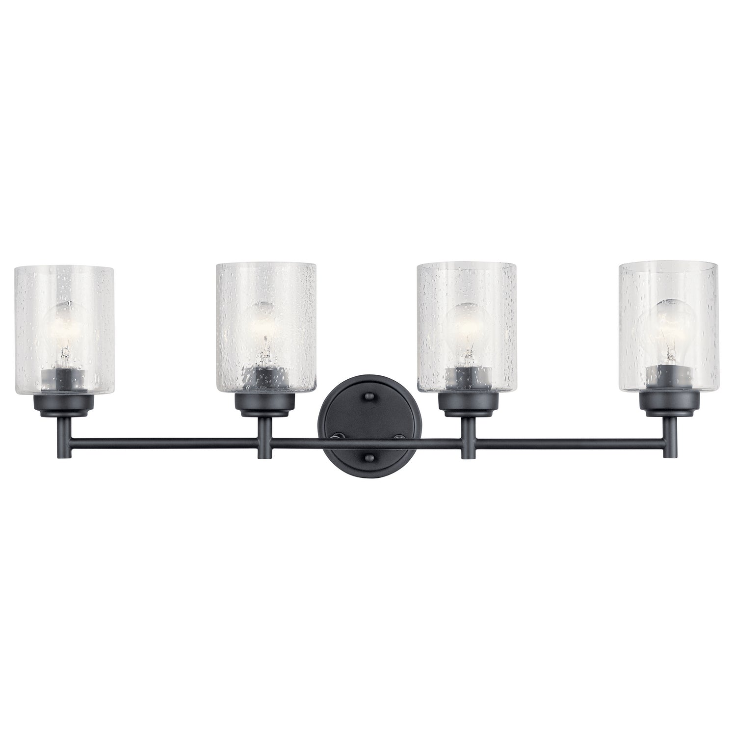 Kichler - 45887BK - Four Light Bath - Winslow - Black