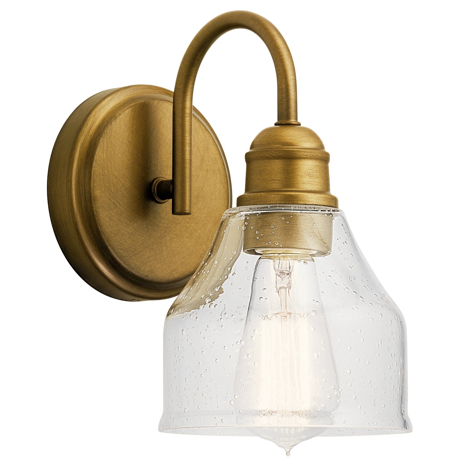 Kichler - 45971NBR - One Light Wall Sconce - Avery - Natural Brass