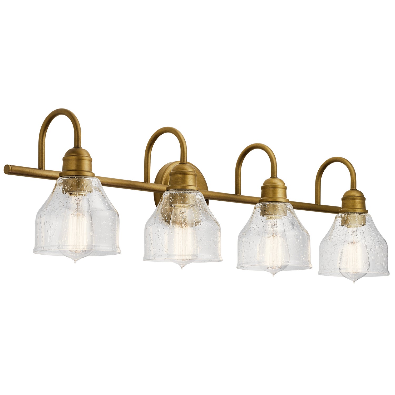 Kichler - 45974NBR - Four Light Bath - Avery - Natural Brass