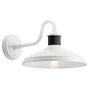 Kichler - 49980WH - One Light Outdoor Wall Mount - Allenbury - White