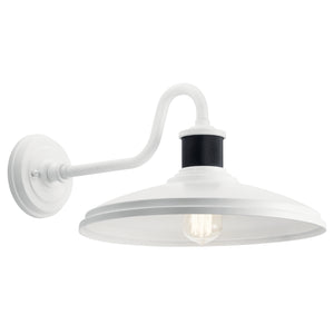 Kichler - 49981WH - One Light Outdoor Wall Mount - Allenbury - White