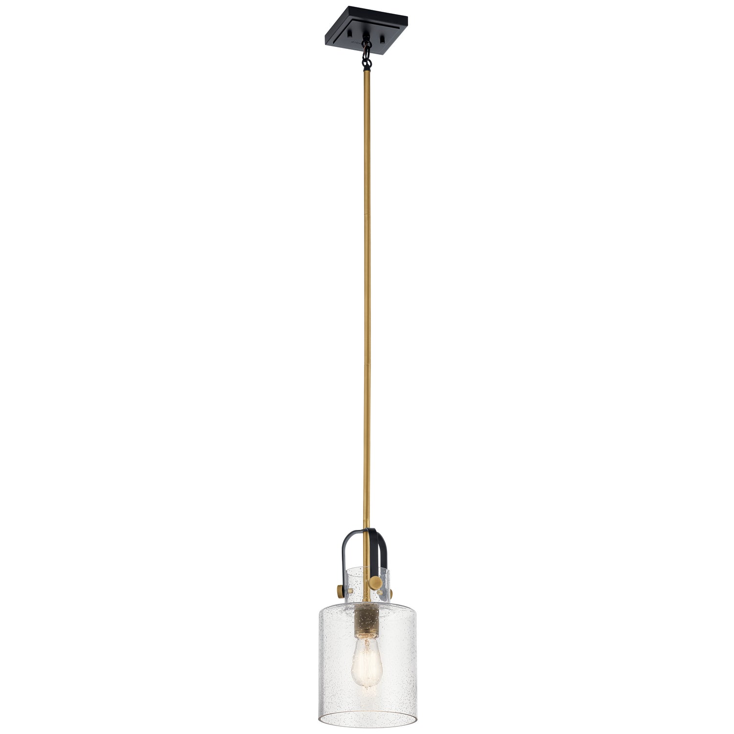 Kichler - 52035NBR - One Light Pendant - Kitner - Natural Brass