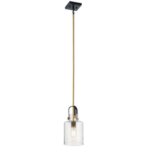 Kichler - 52035NBR - One Light Pendant - Kitner - Natural Brass