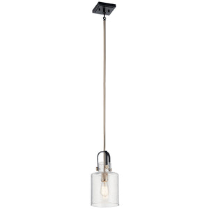 Kichler - 52035PN - One Light Pendant - Kitner - Polished Nickel