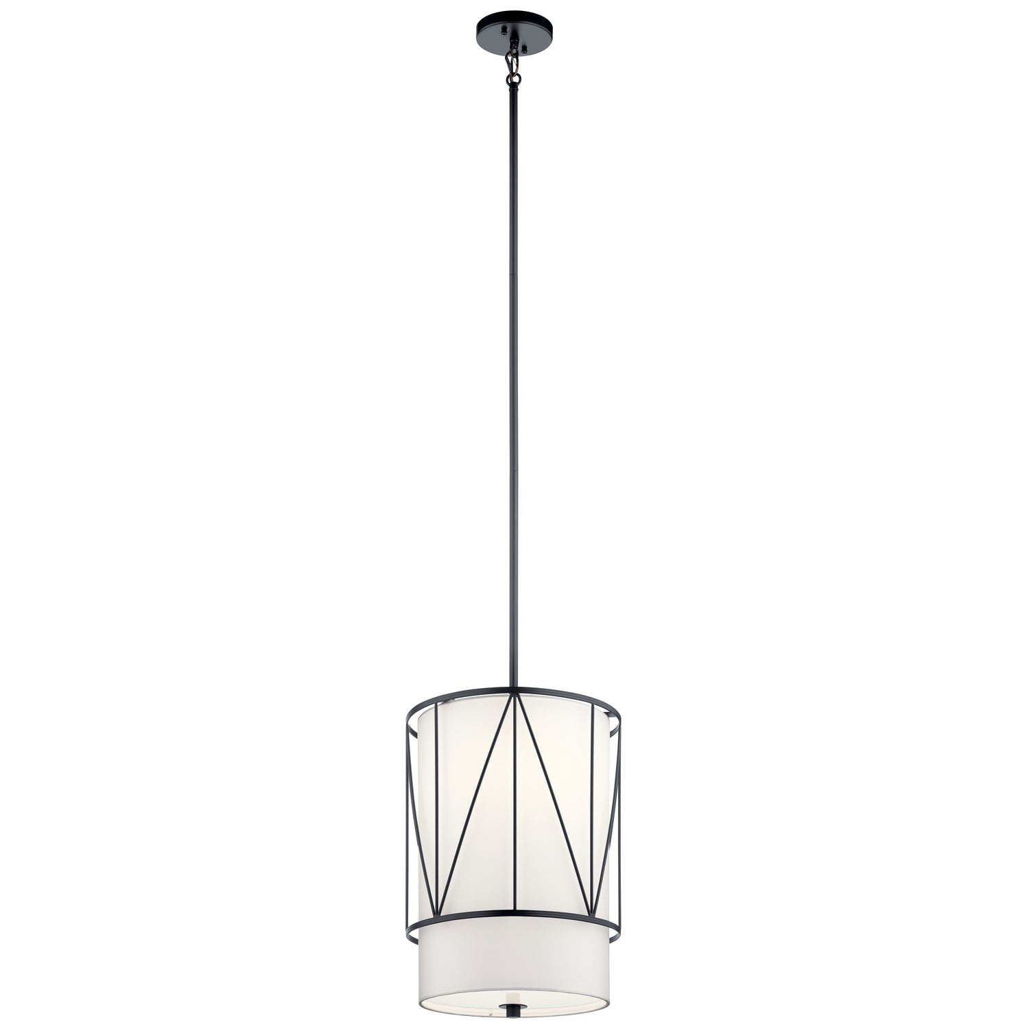 Kichler - 52073BK - One Light Pendant - Birkleigh - Black