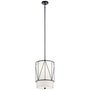 Kichler - 52073BK - One Light Pendant - Birkleigh - Black