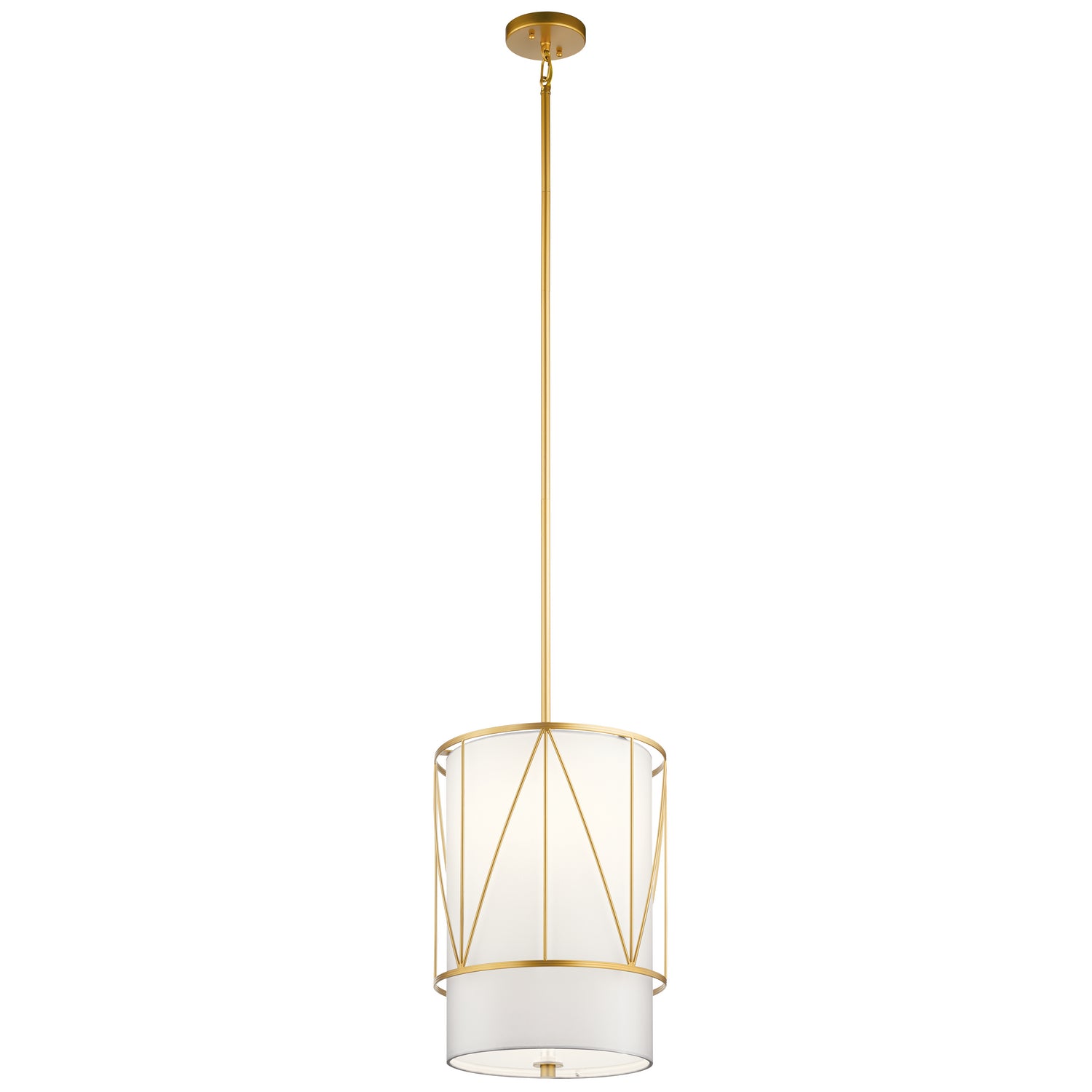 Kichler - 52073CLG - One Light Pendant - Birkleigh - Classic Gold