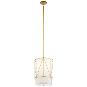 Kichler - 52073CLG - One Light Pendant - Birkleigh - Classic Gold