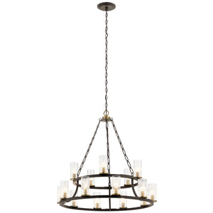 Kichler - 52109OZ - 15 Light Chandelier - Mathias - Olde Bronze