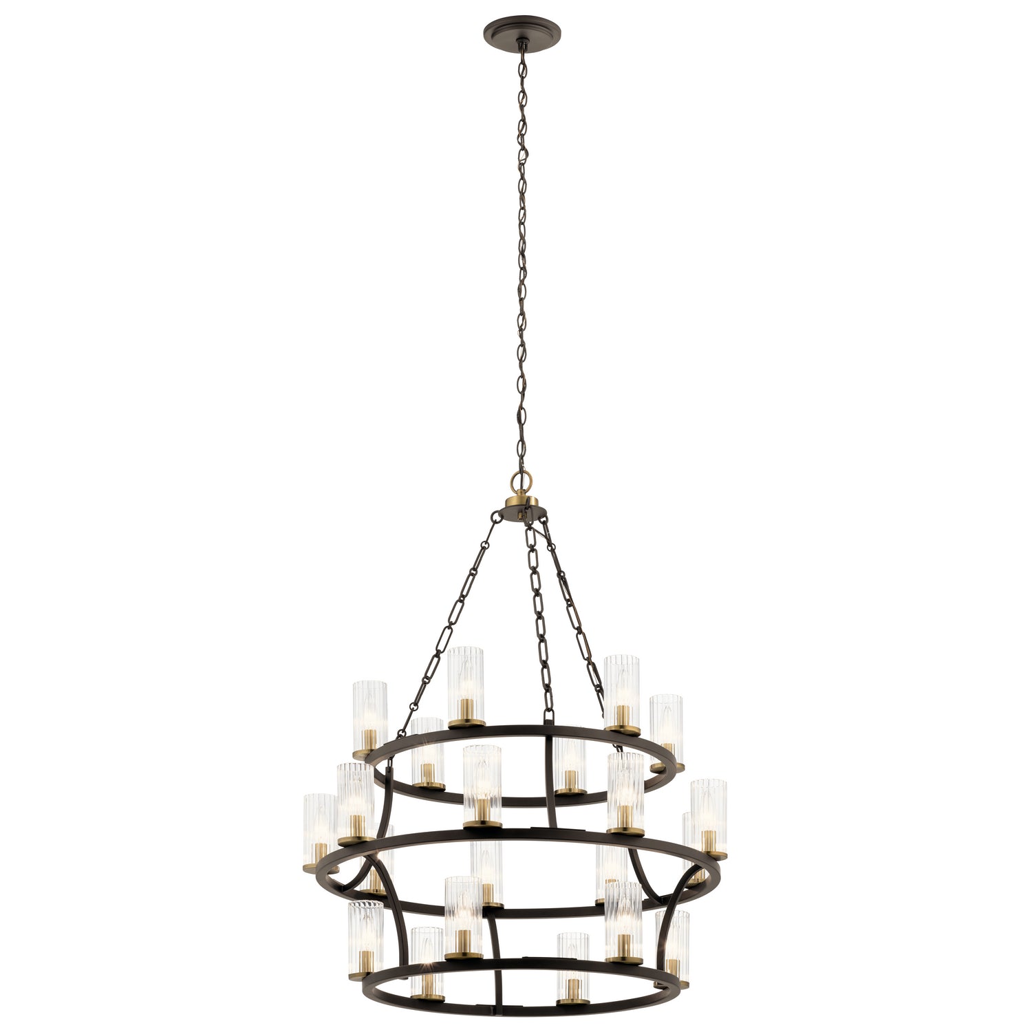 Kichler - 52110OZ - 21 Light Chandelier - Mathias - Olde Bronze