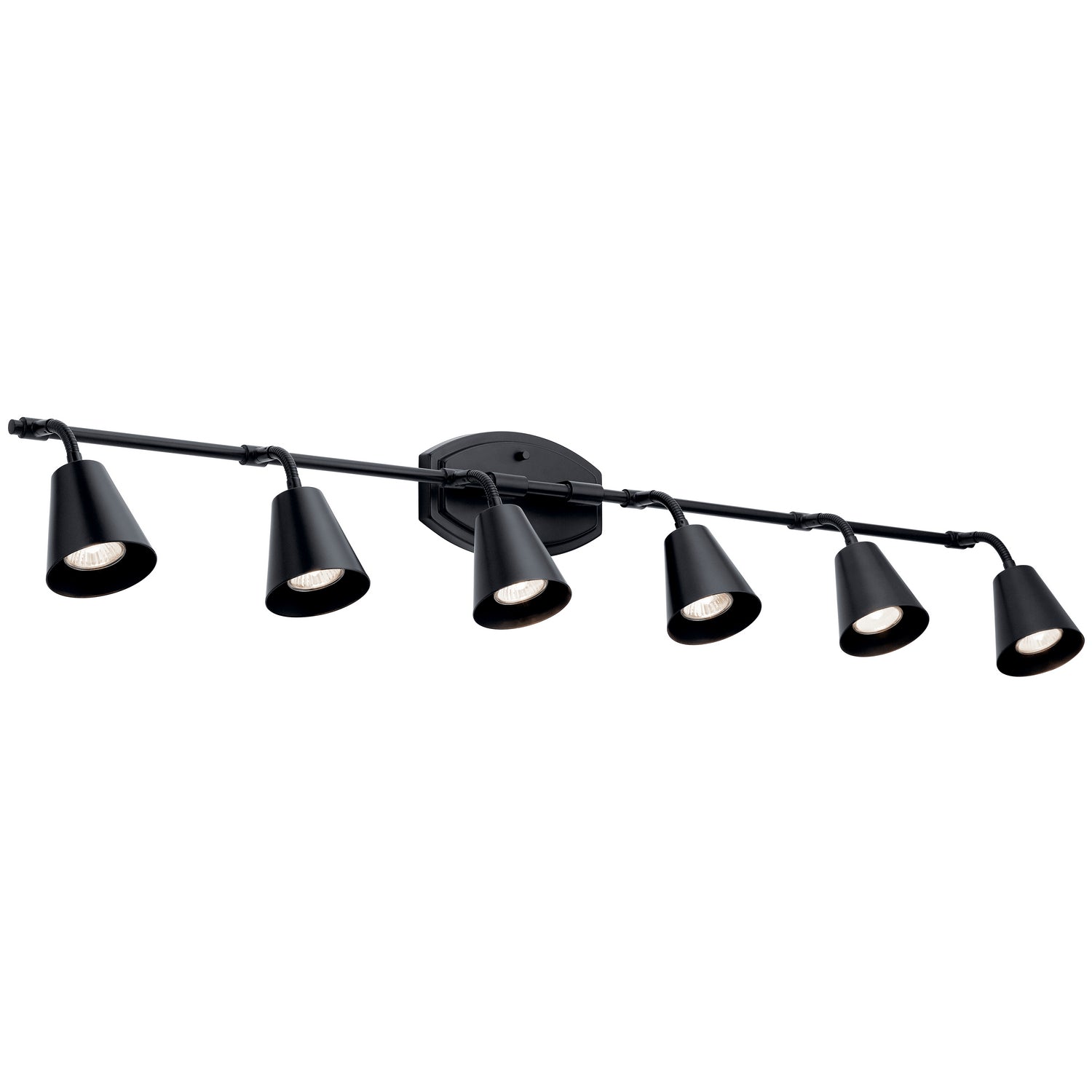 Kichler - 52130BK - Six Light Rail Light - Sylvia - Black