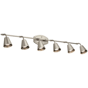 Kichler - 52130SN - Six Light Rail Light - Sylvia - Satin Nickel