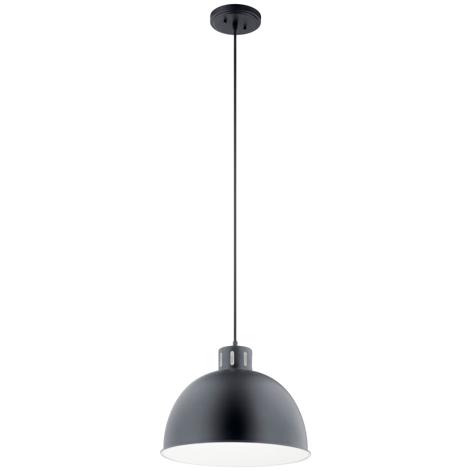 Kichler - 52153BK - One Light Pendant - Zailey - Black