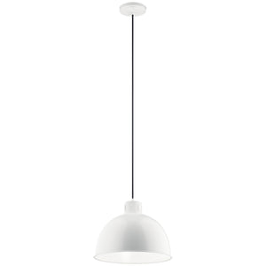 Kichler - 52153WH - One Light Pendant - Zailey - White